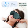 3D Eye Mask Green Breathable Shading Sleeping Hot Sales Eye Mask Adjustable Strap Sleep Mask Padded Travel Rest. 