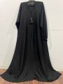 daraz best seller abaya in premium quality korean nada staff for girls and women with v gala ( lenghth 54 inches chest 24 ). 