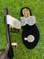 85 code Women’s Black Kolapuri Slippers. 