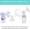 BPA Free Silicone Pad Flange Compatible with Medela Breast Pump Parts, Replace Flanges Accessories for Spectra Pump Parts.