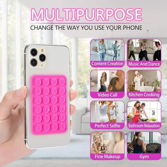 Single%20/%20Double%20side%20Phone%20Silicone%20Suction%20Cup%20Holder%20Multifunctional%20Suction%20Cup%20Wall%20Stand%20Square%20Anti-Slip%20Single-Sided%20Case%20Mount%20Back%20Sticker%20-%20Image%204
