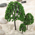 11Pcs Green Tree Model Mixed Size Artificial Trees Train Railway Diorama Layout Scenery Miniature Tree Landscape Decoration. 