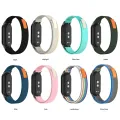 Nylon Breathable Strap for Xiaomi Mi Band 8 9 Wristband Bracelet Metal Head Particles Summer Replacement Belt. 
