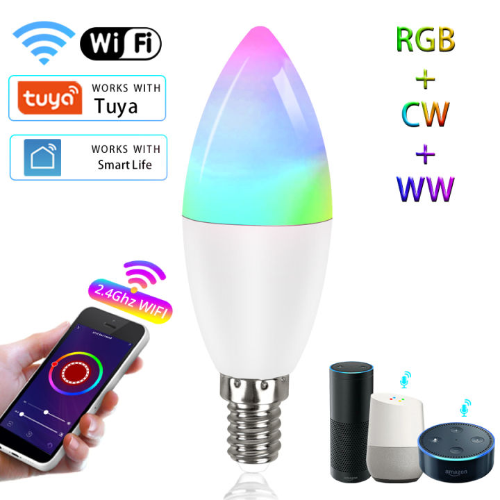 Tuya%20WiFi%20Smart%20LED%20Bulb%20E14%205W%207W%209W%20220V%20Candle%20Bulb%20Dimmable%20Voice%20Control%20Works%20With%20Smart%20Life%20Alexa%20%20Home%20Assistant%20-%20Image%202