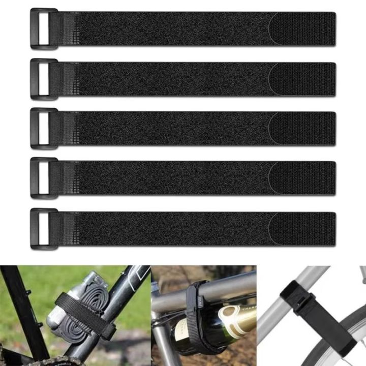 10/60PCS 2*50cm Reusable Fastening Bike Tie Nylon Hook & Loop Durable Multil Purpose Self-adhesive High Quality Strap Cable Ties