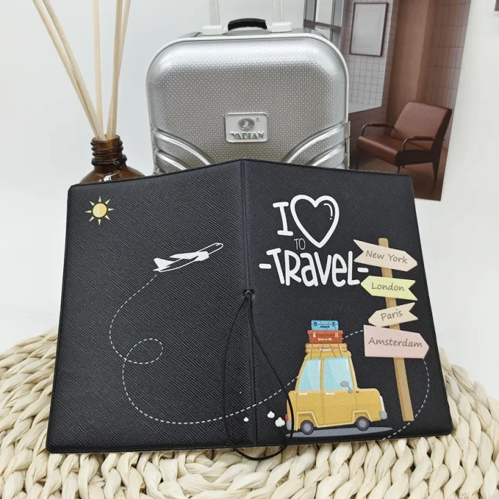1%20Piece%20I%20Love%20Travel%20Pu%20Leather%20Passport%20Cover%20Case%20Holder%20Wallet%20Travel%20Accessories%20for%20Men%20or%20Women%20-%20Image%205