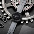 • Smartwatch For Boys And Men New Design Silicone Strap - Brown.
