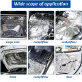 10/20PCS Car Hood Insulation Cotton 5mm Insulation Pad Self-Adhesive Car Insulation Sound Insulation Shock Resistance. 