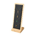 Bamboo and Wood Detachable Necklace Display Rack, Clavicle Chain Jewelry Hanging Rack, Necklace Display Shooting,. 