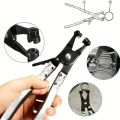 1pcs Clamp Puller Locking Car Hose Clamps Pliers Water Pipe Hose Flat Band Ring.
