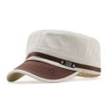 Men Unisex Army Hat Baseball Cap Cotton Cadet Hat Military Breathable Combat Fishing Flat Adjustable Cap.