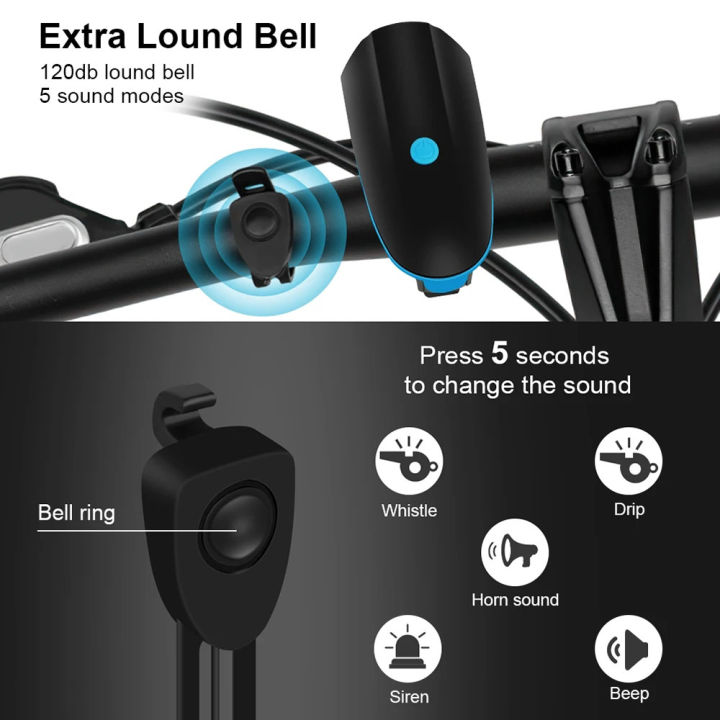 USB%20Rechargeable%20Bicycle%20Light%20Bike%20Front%20Light%20Waterproof%20Night%20Riding%20Bicycle%20Headlight%20With%20Horn%20-%20Image%204