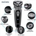 ENCHEN Blackstone Electrical Rotary Shaver 3D Floating Blade Type-C USB Rechargeable Shaver. 