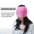 Gel Ice Headache Migraine Relief Hat Cold Compress Therapy Cap Ice Head Wrap Pack Eye Mask For Pressure Relieve Pain Ice Hat.