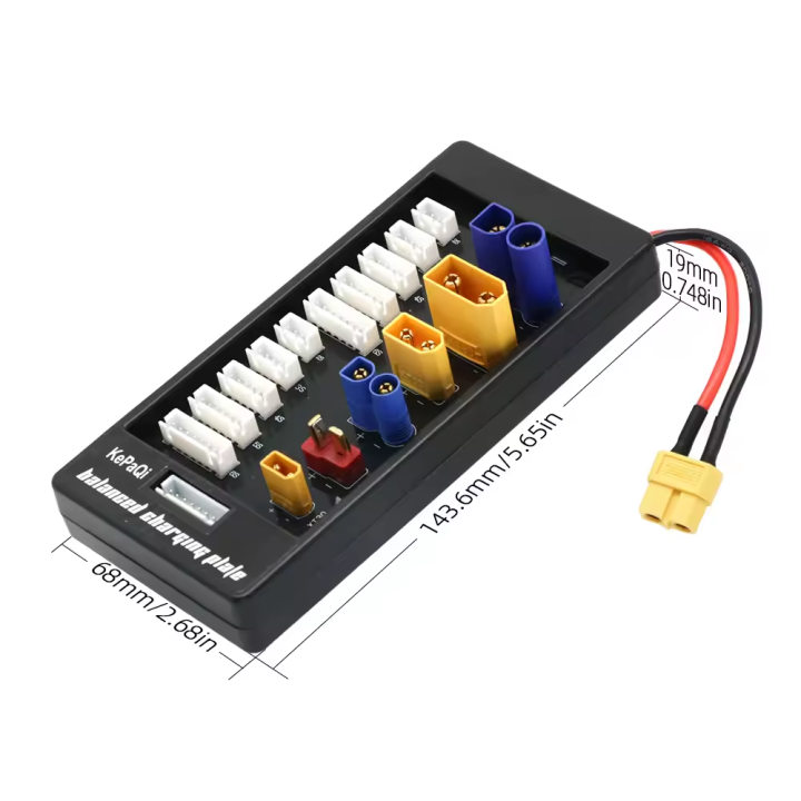XT90%20EC5%20EC3%20XT60%20T%20XT30%206S%20Connector%20Lipo%20Battery%20Charger%20Board%202-6S%20For%20Imax%20B6%20B6AC%20IDST%20Q6%20Lite%20Balance%20Charger%20-%20Image%204