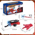 Spider Web Shooters Toy for Kids Fans, Hero Launcher Wrist Toy Set,Cosplay Launcher Accessories,Sticky Wall Soft  Funny Children's Educational Toys. 