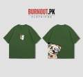 BURNOUT.PK NEW TRENDY SUMMER COLLECTION BEAR PRINTED DROP SHOULDER TSHIRT FOR MENS AND WOMENS. 