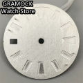 GRAMOCK 29mm NH35 Dial Sterile Watch Dial C3 Green Luminous Fit NH35 Automatic Movement 3.0 O'Clock Crown 3.8 O'Clock Crown. 
