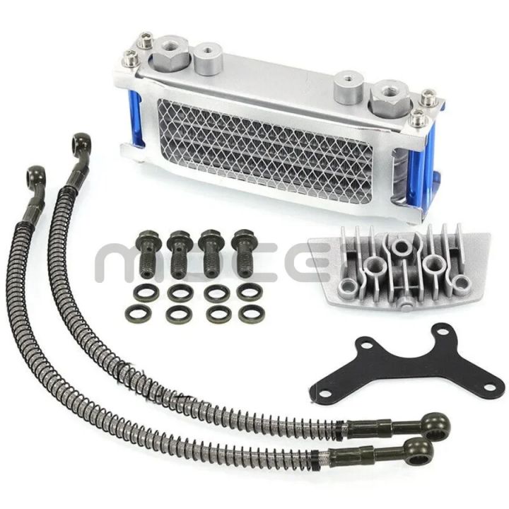 Universal Engine Oil Cooler Radiator Kit for Motorcycles and ATVs - Compatible with 50CC to 140CC Models Including Monkey, DAX,