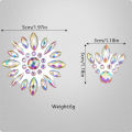 Festival Face Jewels Rhinestone Stickers Rave Party Makeup Eye Body Gems Crystal Tattoo Self Adhesive Acrylic Women Accessories.