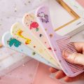 2Pcs Kids Hair Comb Set Cute Portable Anti-Static Plastic Hairdressing Comb For Girls Hair Comb Cartoon Baby Chil. 