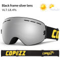 COPOZZ Men Women Brand Ski Goggles Snowboard Goggles Glasses For Skiing UV400 Protection Snow Glasses Anti-Fog Ski Mask Eyewear. 