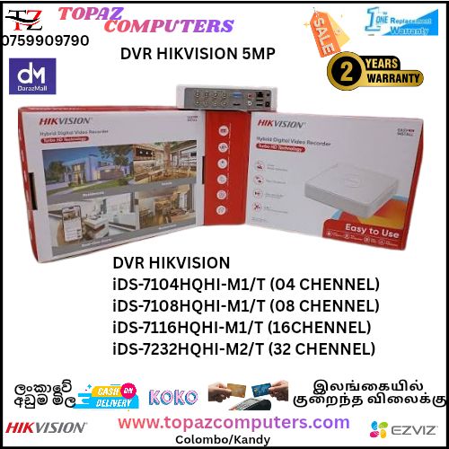 DVR HIKVISION 5MP