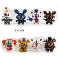 8 Pcs/Set FNAF Figure Freddy Bonnie Foxy Figures Collection Model Game Role Doll Nightmare Fredbear Figure Toys Gift. 