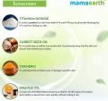 Ultra Light Natural Sunscreen Lotion SPF 50 PA+++ For Indian Skin, With Turmeric & Carrot Seed, 80ml BY MAMAEARTH. 
