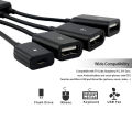 ✅Genuine 100% micro USB OTG adapter cable micro USB OTG Hub Power supply OTG adapter cable phone tablet # CC. 