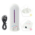 Wireless Mini Dehumidifier With Circulating Moisture Absorption For Wardrobe, Closet, Bedroom And Car, White 16.8x5.5x2cm.