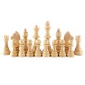 32pcs Wooden Chess Pieces Complete Chessmen International Word Chess Set Chess Piece Entertainment Accessories New.