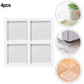 4pcs/Set Transparent Anti Vibration Shock Absorbing Pad Mat Washing Machine Self Adhesive Mute Anti-Shock Protection Porte Pad. 