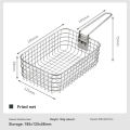 CAMPINGMOO Outdoor Fried Nets and Baskets, Camping Folding 304 Stainless Steel Fried French Fries, Picnic Lunch Boxes, S-1218.
