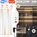 Tuya Wifi Motion Sensor LED Bar Light Human Infared Induction Night Light 2700K-6500K Dimmable for Kitchen Room Wardrobe Hallway. 