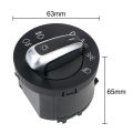 For Golf Jetta MK5 MK6 GTI Passat B6 B7 CC Touran Tiguan Headlight Switch Lamp Switches Fog Head Light Knob. 