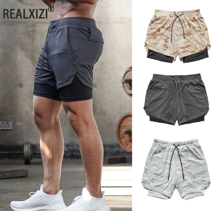 Mens%20Gym%20Sports%20Shorts%20Jogging%20Running%20Breathable%20Fitness%20Exercise%20Double%20Layer%20Shirt%20Hidden-Pocket%20Casual%20Camouflage%20Shorts%20-%20Image%202
