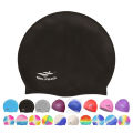 Waterproof Silicone Swim Caps Women Men High Elastic Flexible Protect Ears Hair Swimming Pool Hat for Adults Children Girls Boys.