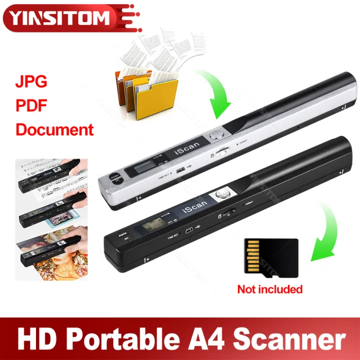 Document Reader Scanner iScan01 Portable A4 Document Reader Scanner 900DPI For Contract Books ...