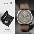 【Exclusive Offer】TOMI New 2PCS Luxury Business Men Watch Gift Box Set Simple and Casual Men Calendar Quartz Watch Pen Reloj Men Holiday Gift. 