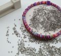 100grams(Around 3600Pcs) Beads Rivet
Pins Four Claws Nails DIY for Clothing beads + Free 2 tola bead. 