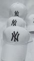 NY NEW YORK White Baseball Cap. 