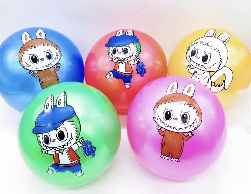Pvc Rubber Ball, Size 25 (Assorted Styles) Beach Ball, Cartoon