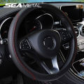 SEAMETAL 37-39CM Steering Wheel Cover Anti Slip Breathable Steering Cover Universal Microfiber Leather Steer Wheel Protector. 