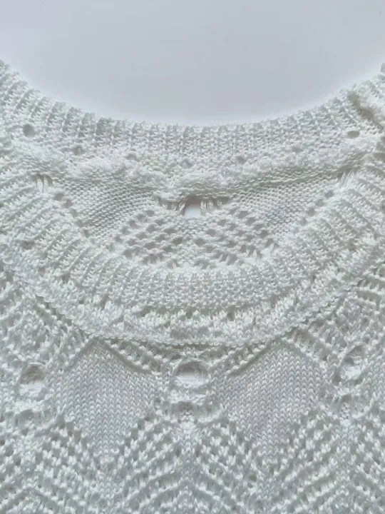 Fashion%20Style%20Knitting%20Texture%20Beachwear%20Cover%20Up%20Elegant%20Side%20Slit%20Beach%20Dress%20Ladies%20Summer%20Holiday%20Hollow%20Out%20Bikini%20Cover-Up%20-%20Image%205