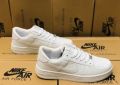 Nike Air Force One for boys/girls unisex Plain White Sneaker. 