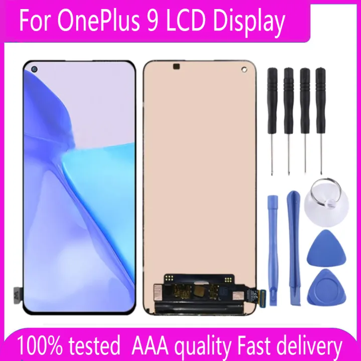 6.55" AMOLED For OnePlus 9 LE2113 LCD Display Touch Screen LCD Panel Replacement For OnePlus9 Display Digitizer Assembly LE2111