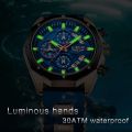 LIGE Fashion Men Watches Top Brand Luxury Silicone Sport Watch Men Quartz Date Clock Waterproof Wristwatch Chronograph Clock Man. 