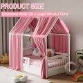 Bunk Bed Canopy 1/2-Piece Muslin Bunk Bed Canopy, Fabric Canopy for Bunk Beds Suitable for Bed Canopy, Bedroom Decoration.