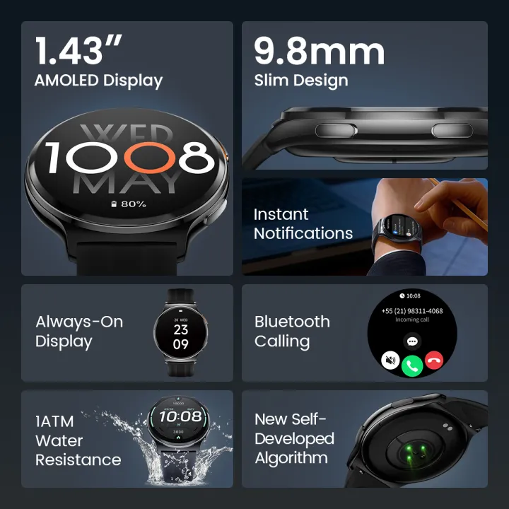 HAYLOU%20Solar%20Lite%202%20Smartwatch%201.43''%20AMOLED%20Display%2024h%20Health%20Monitoring%20150+%20Sports%20Modes%20Voice%20Calling%20Smart%20Watch%201ATM%20-%20Image%202